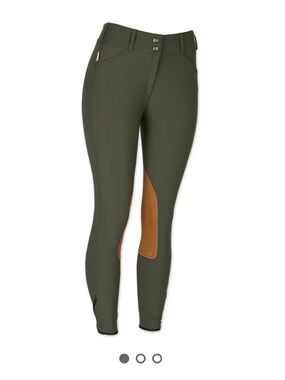 The Tailored Sportsman Vintage Tan Patch Mid Rise Breech Loden Green Size 32L